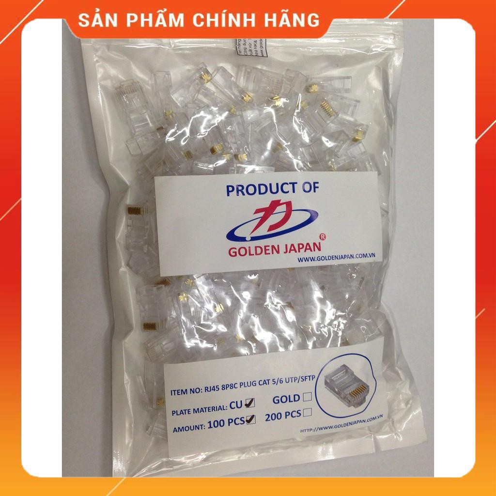 Túi 50 hạt mạng Rj45 Golden Japan dailyphukien