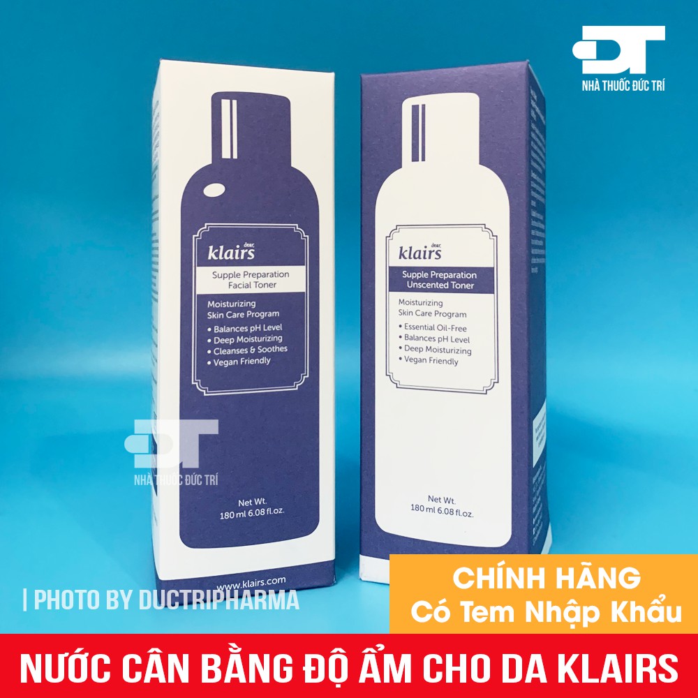 Nước hoa hồng Dear Klairs Supple Preparation Toner