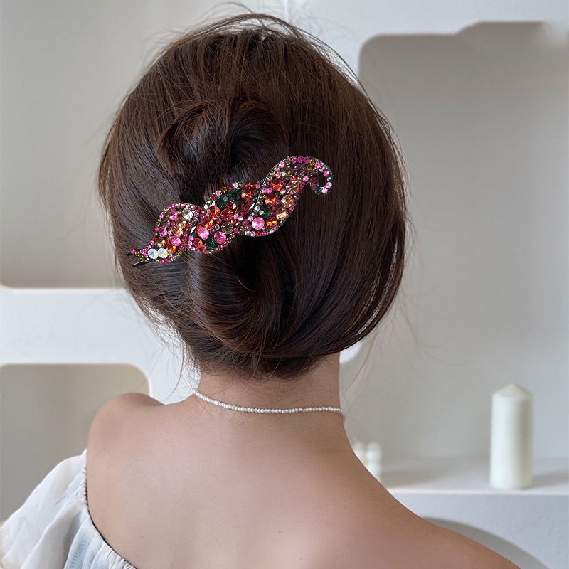 Haimeikang Kẹp Tóc Nữ Đính Đá Thời Trang Hàn Quốc Mới