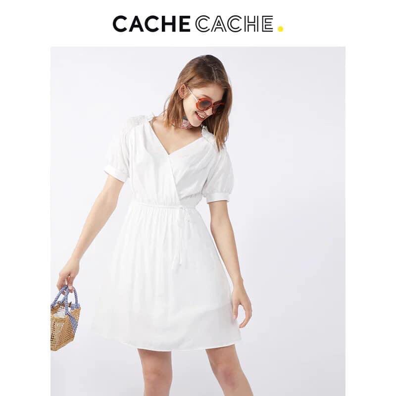 Váy trắng Hiệu CACHECACHE