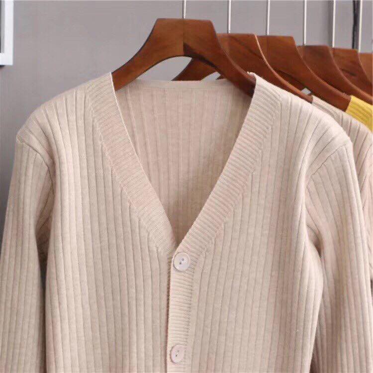 Áo cadigan 3 cúc hàng Quảng Châu_Xưởng May Quang Anh