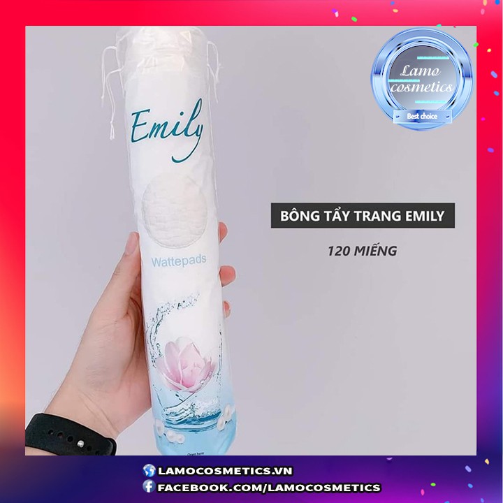 Bông Tẩy Trang Emily 120 Miếng Đức