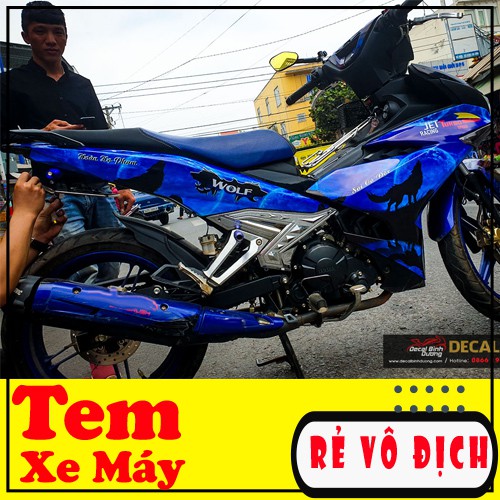 Tem Trùm Exciter 150 🍀FREEESHIP 🍀 Sói Hoang