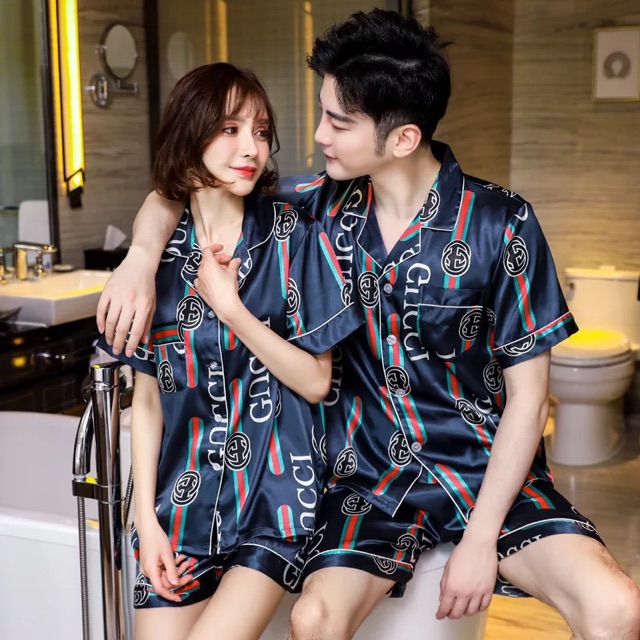 PIJAMA LỤA CHO NAM VÀ NỮ CÓ BÁN LẺ giao ngẫu nhiên