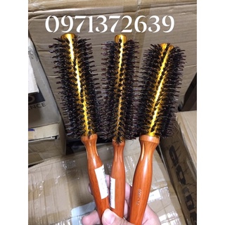 lược sấy lô tóc cán vàng