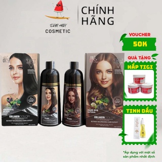 Gội đen nâu thảo dược đl phủ tóc bạc | chính hãng | 500ml