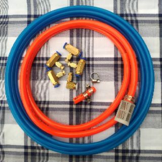 Bộ phụ kiện máy phun sương mini 12v gồm 4/5 béc-5/10m dây-lọc nước