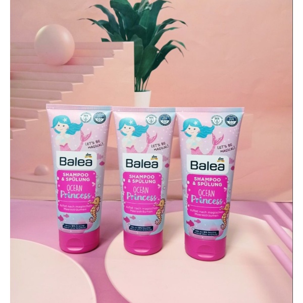 Dầu gội xả 2in1 dưỡng tóc, sữa tắm Balea Princess dành cho bé từ 2 tuổi - Dobby