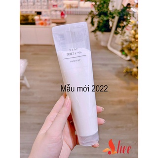 (Mấu mới) Sữa rửa mặt Muji face soap Nhật bản