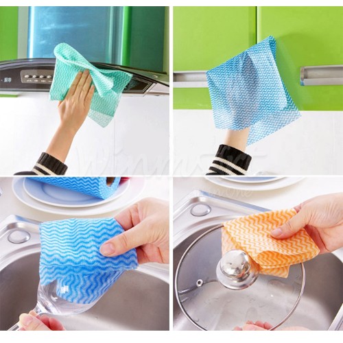 Sỉ 12k-Cuộn 50 miếng khăn lau đa năng bằng vải không dệt