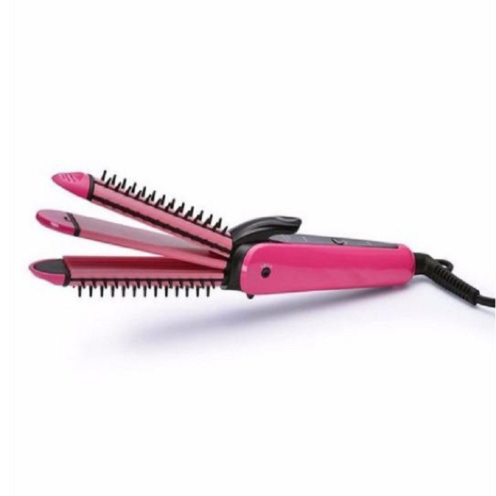 Máy Là Tóc Dập Xù Lược Điện Nova 3 Trong 1-8890