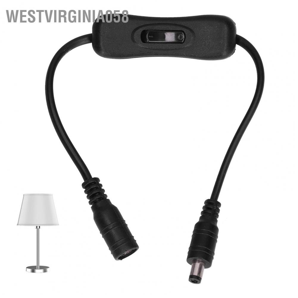 Westvirginia058 DC Switch Extension Cable 20AWG Electronic Accessories for Light Water Pump 12V/24V