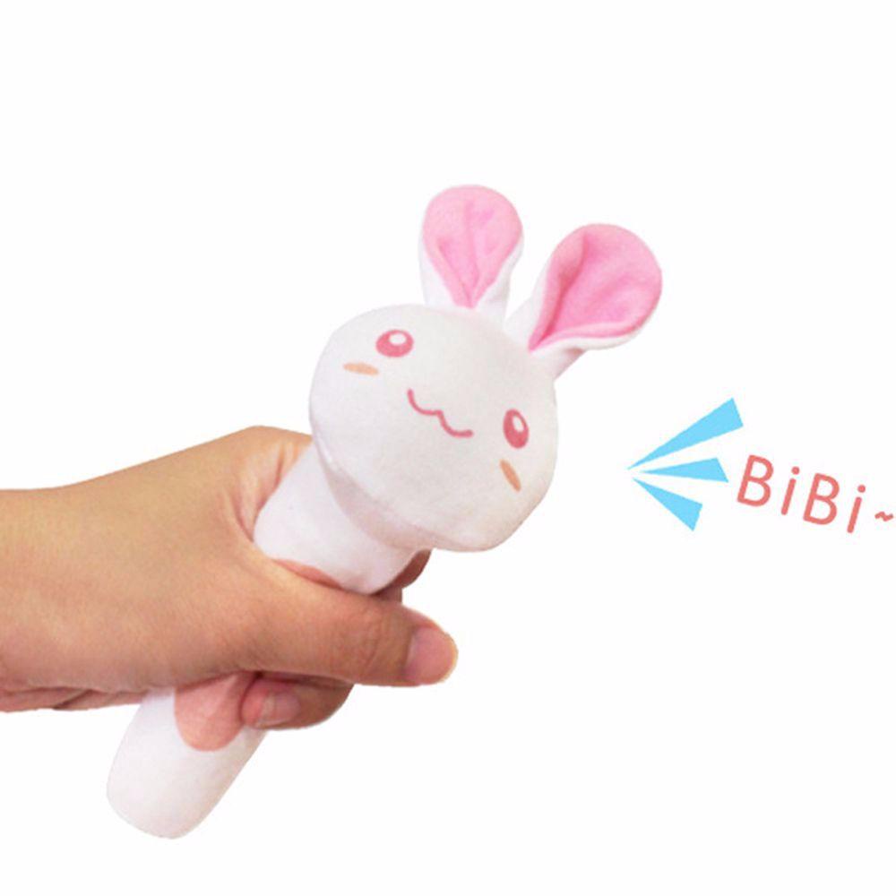 Đồ Chơi Lục Lạc Cầm Tay Nhồi Bông Mềm Mại Hình Động Vật Có Âm Thanh BI-BI REBUY1 Cho Bé