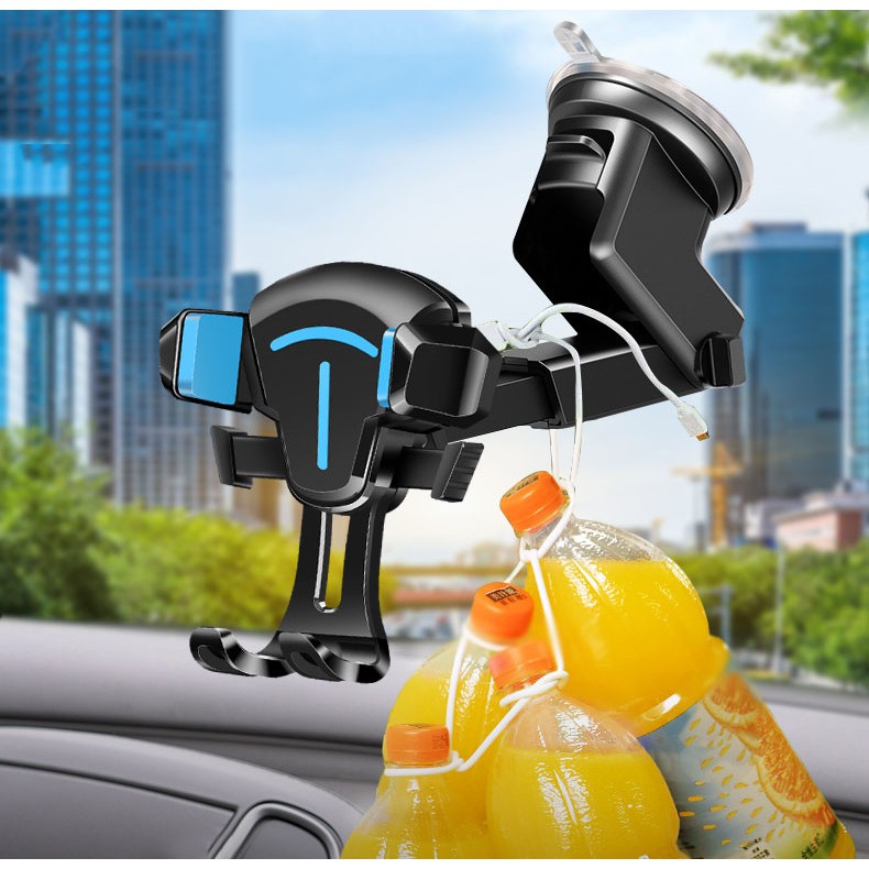 Giá đỡ kẹp điện thoại trên ô tô xe hơi xoay 360 | BigBuy360 - bigbuy360.vn