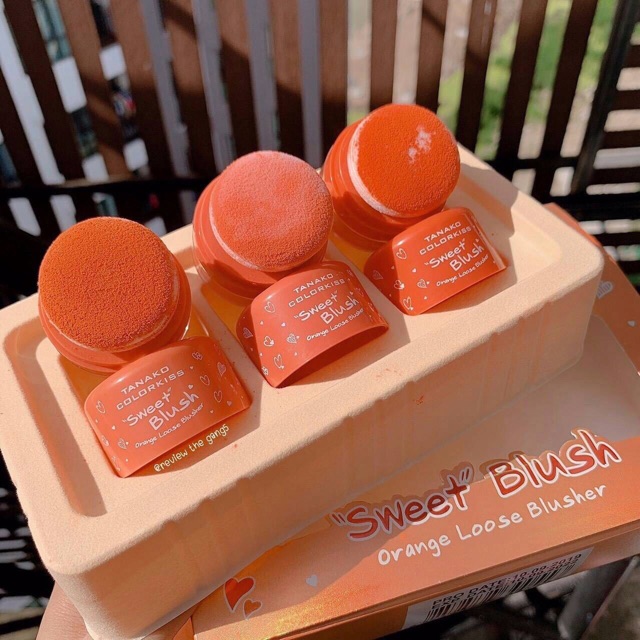 Bộ 3 má hồng dạng bột Tanako Sweet Blush Organe Thái Lan | BigBuy360 - bigbuy360.vn