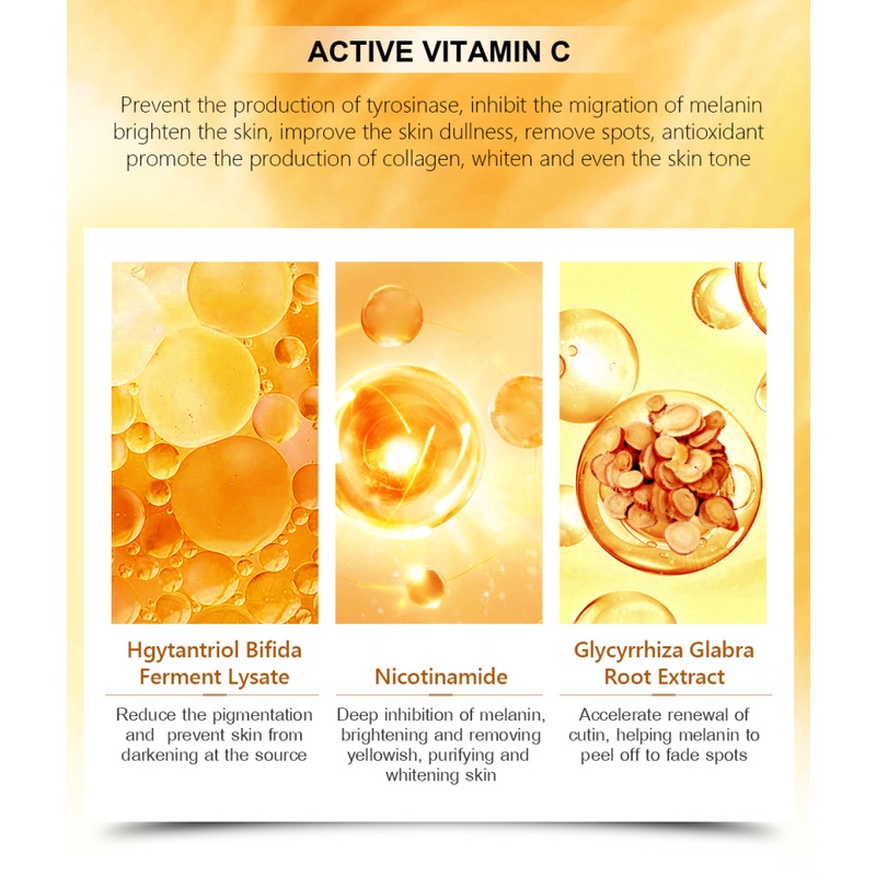 Kem dưỡng da mặt VIBRANT GLAMOUR chứa vitamin C tự nhiên làm trắng dưỡng ẩm loại bỏ tàn nhang cho mặt và cơ thể
 | BigBuy360 - bigbuy360.vn
