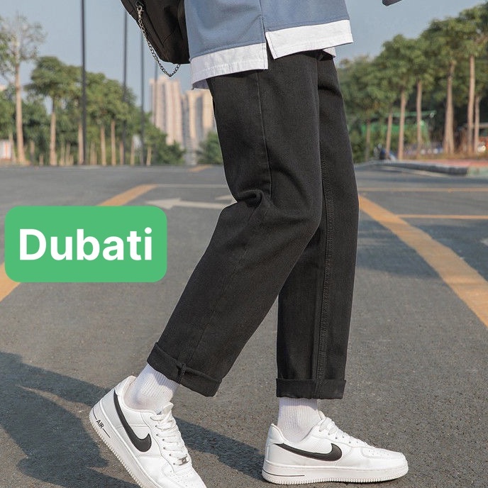 QUẦN JEAN NAM CHẤT BÒ ĐEN SIÊU HOT TREND CHẤT VẢI CAO CẤP- DB 20- DUBATI FASHION
