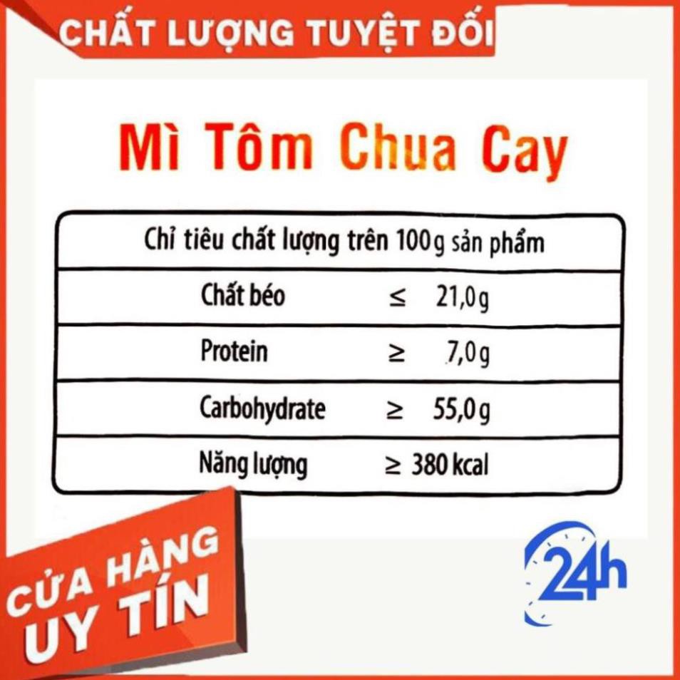 Mì tôm ba miền vị chua cay thùng 30 gói