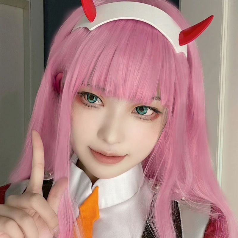 Tóc Giả Lolita Thẳng Dài Trung Bình Màu Vàng Bạch Kim Thời Trang Cho Nữ