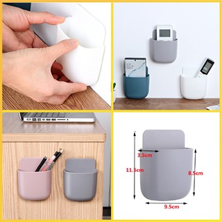 Khay Cắm Bút Viết, Điện Thoại, Điều Khiển Vật Dụng Đa Năng Dán Tường Dán Bàn Làm Việc Tiện Lợi
