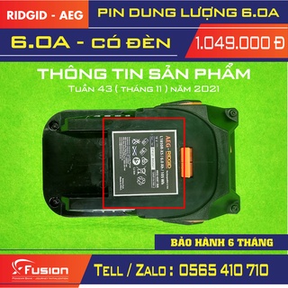 pin ridgid 6.0