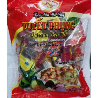 KẸO DỪA DẺO THẬP CẨM TUYẾT PHỤNG (TÚI CAO CẤP 300G) – ĐẶC SẢN BẾN TRE.