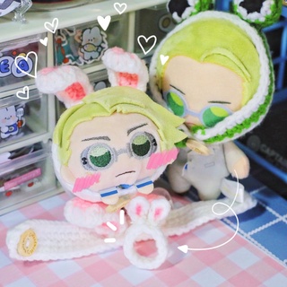 Vòng tay đan len, nhẫn handmade Thỏ - Outfit mochi, noru anime