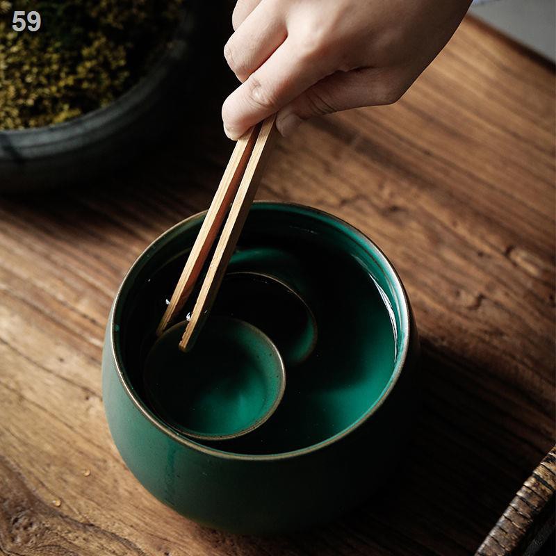 Gốm sứ cổ điển Thượng Nham Trà rửa đồ đá nhỏ kiểu Nhật cốc bút nước bể thải đạo không phân phốiS