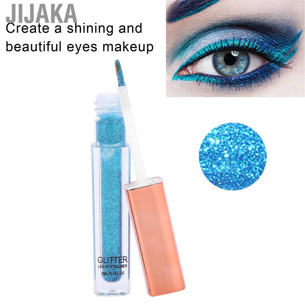 Bút kẻ mắt dạng lỏng 3ml lấp lánh lâu trôi chống thấm nước Jijaka Ibcccndc
 | BigBuy360 - bigbuy360.vn