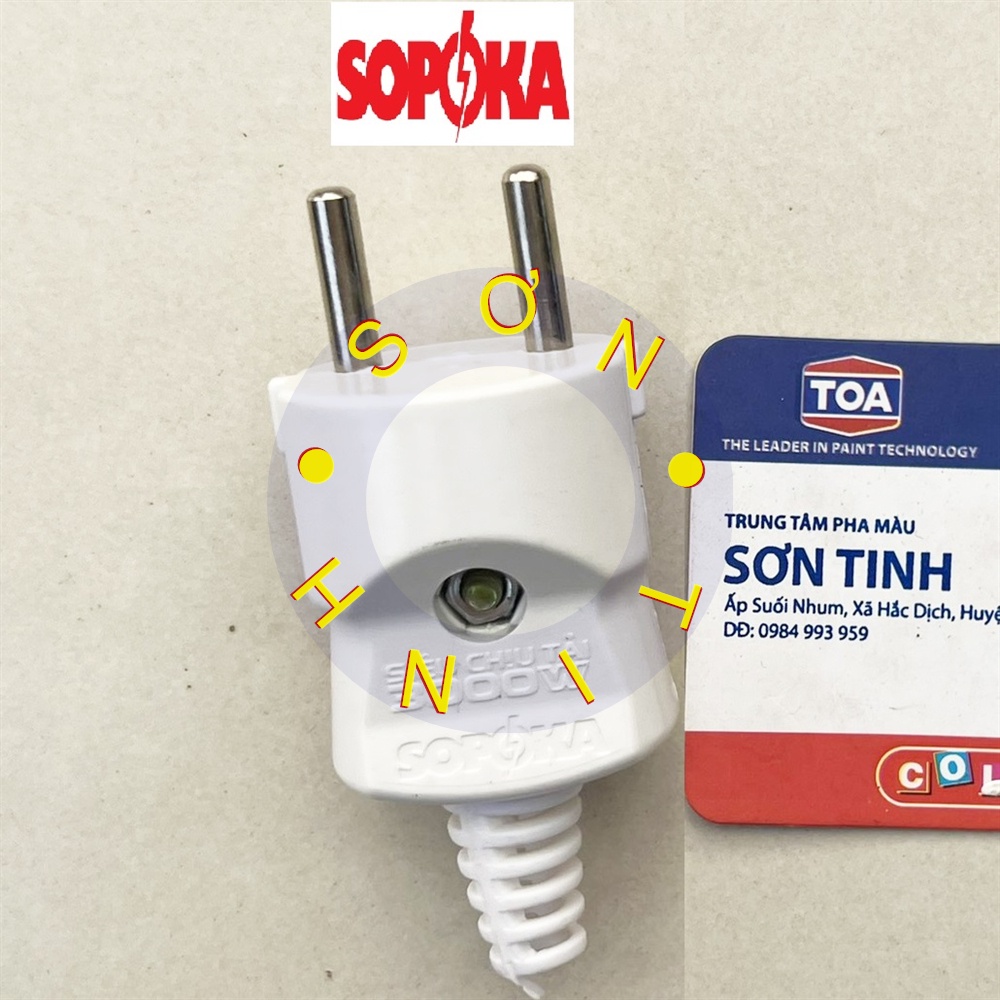 PHÍCH CẮM SIÊU CHỊU TẢI 15A-250V SOPOKA P3000W