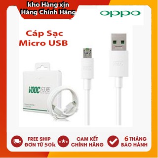 Cáp Sạc Oppo F3 Plus - Cáp VOOC Micro USB 7 Pin- Hàng Chính Hãng