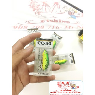 Mồi lure cc50 câu cá lóc - tráp - chẽm- mú-nhồng