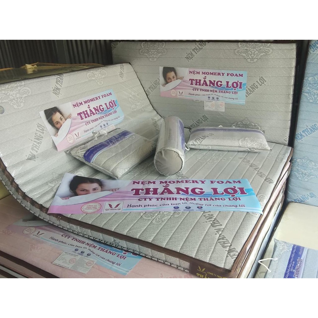 (SALE) nệm MOMERY FOAM Thắng lợi chính hãng, bảo hành 15 năm kèm quà tặng