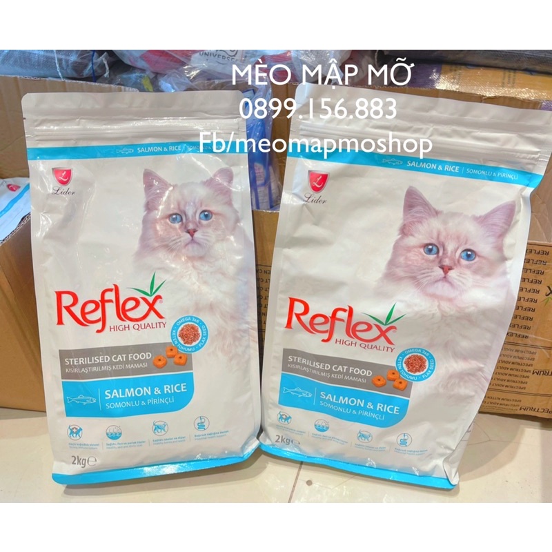 REFLEX HẠT DÀNH CHO MÈO 2kg