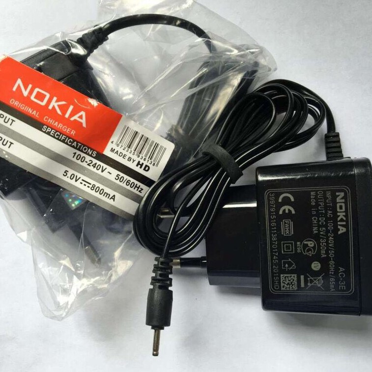 Bộ Sạc Chân Kim Chân Nhỏ nokia Tem Đỏ (Loại Xịn)