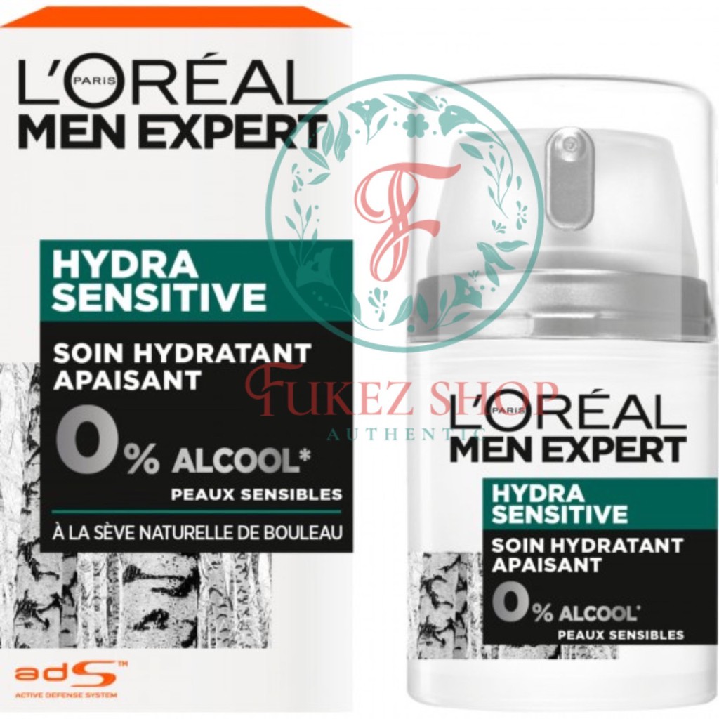 Kem dưỡng da cho nam giới L'Oreal Men Expert Hydra Sensitive Moisturizer Pháp