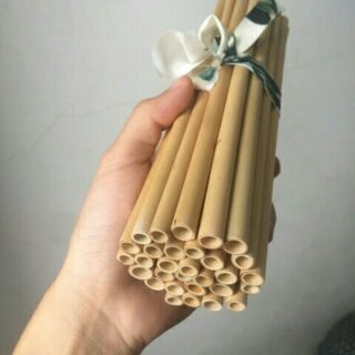 1 ống hút tre