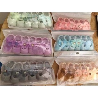 BỘ 3 ĐÔI TẤT NƠ CHO BÉ