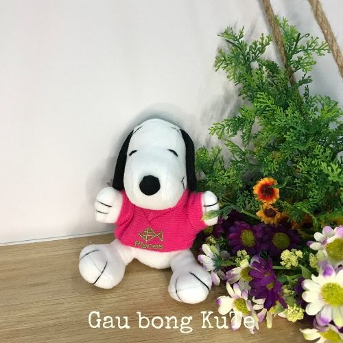 Gấu bông chó Snoopy móc khóa, hít treo