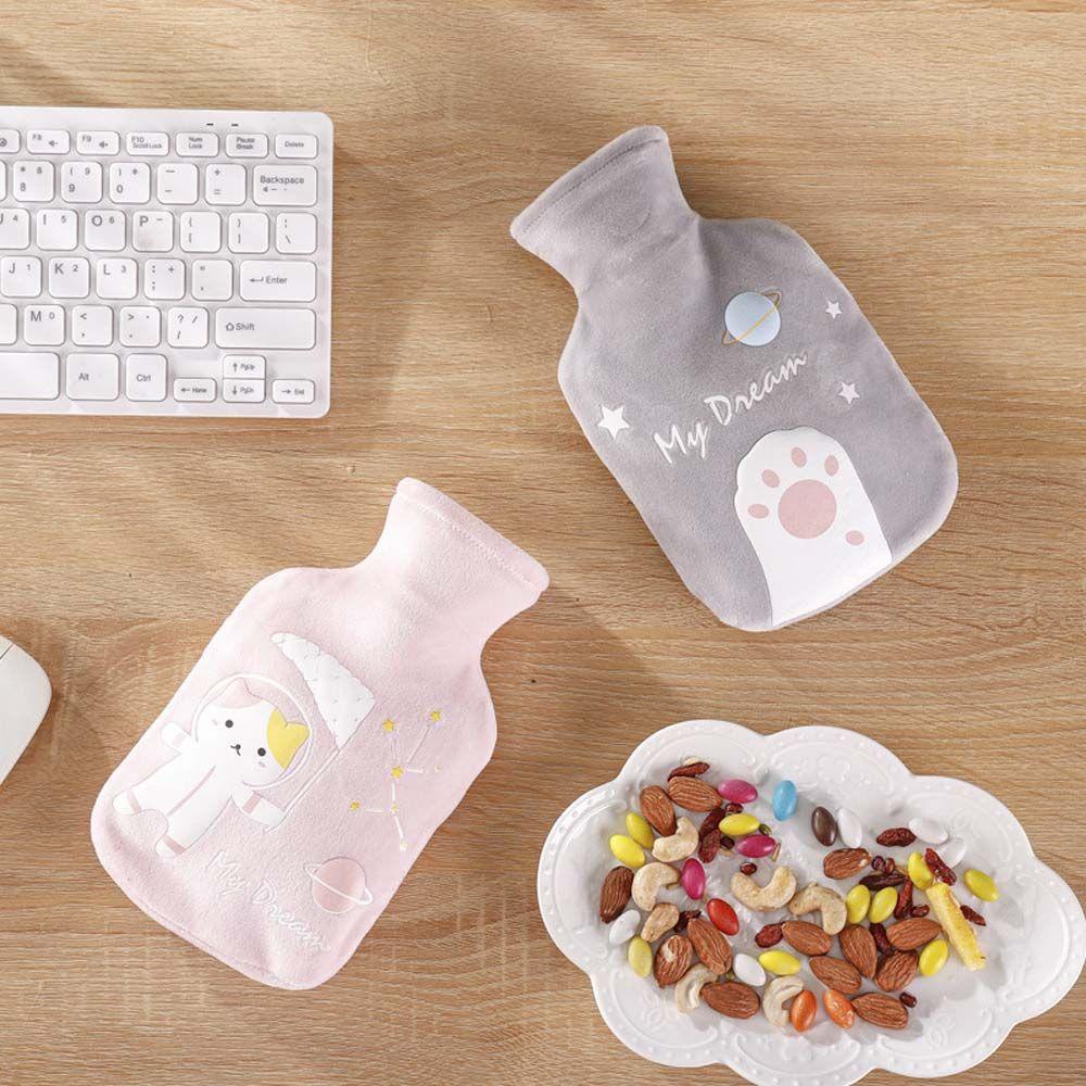 Túi Chườm Nóng Giữ Ấm Tay Mùa Đông Bằng Cao Su Kèm Vỏ Bọc Tiện Lợi