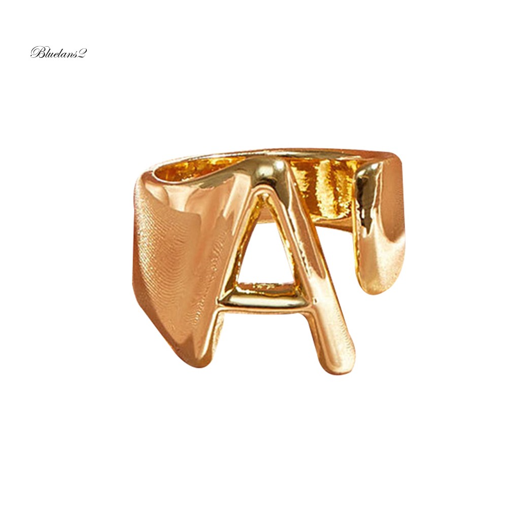 Nhẫn In 26 Chữ Cái Thời Trang Cho Nữ