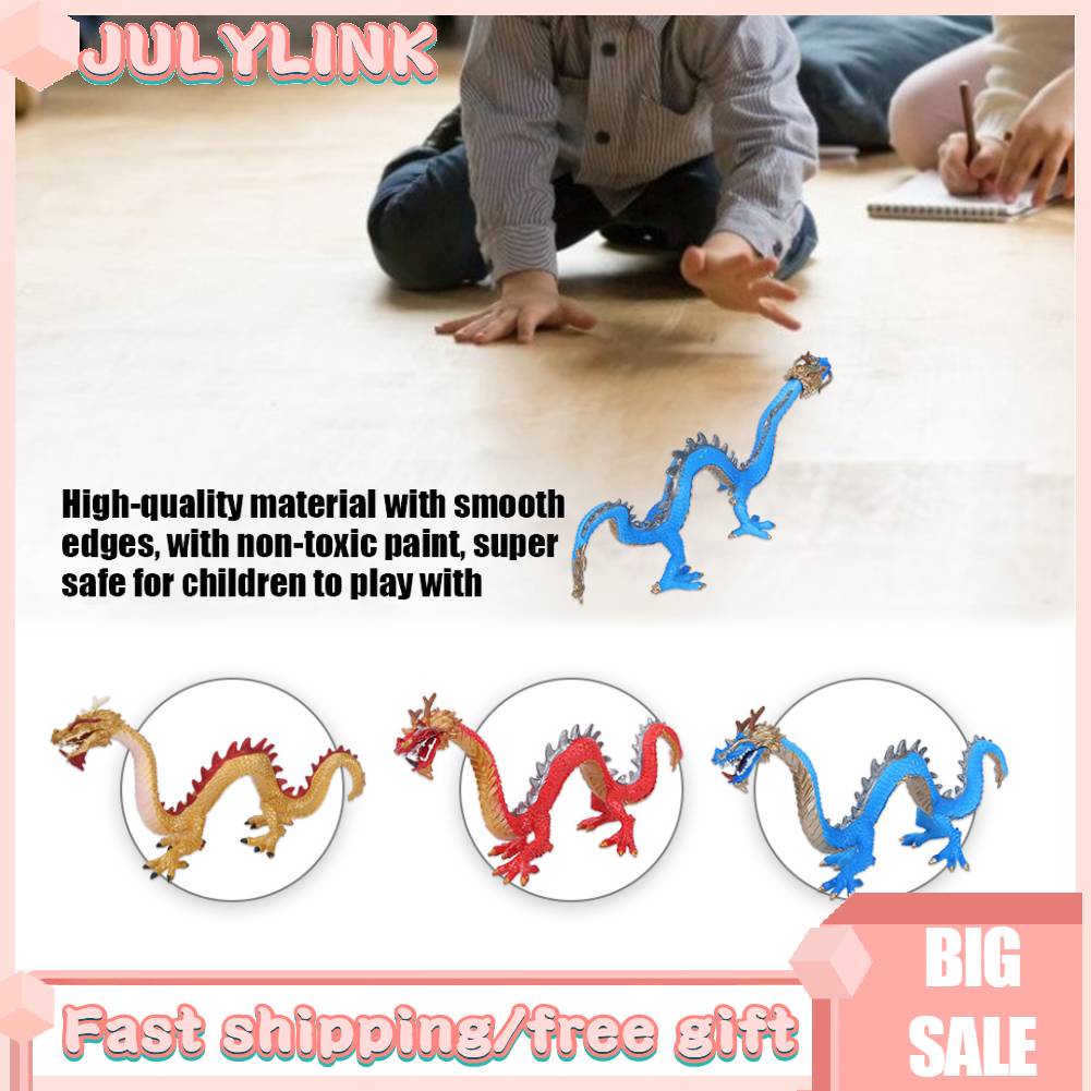 Mô Hình Con Rồng Silicone Đồ Chơi Giáo Dục Cho Bé