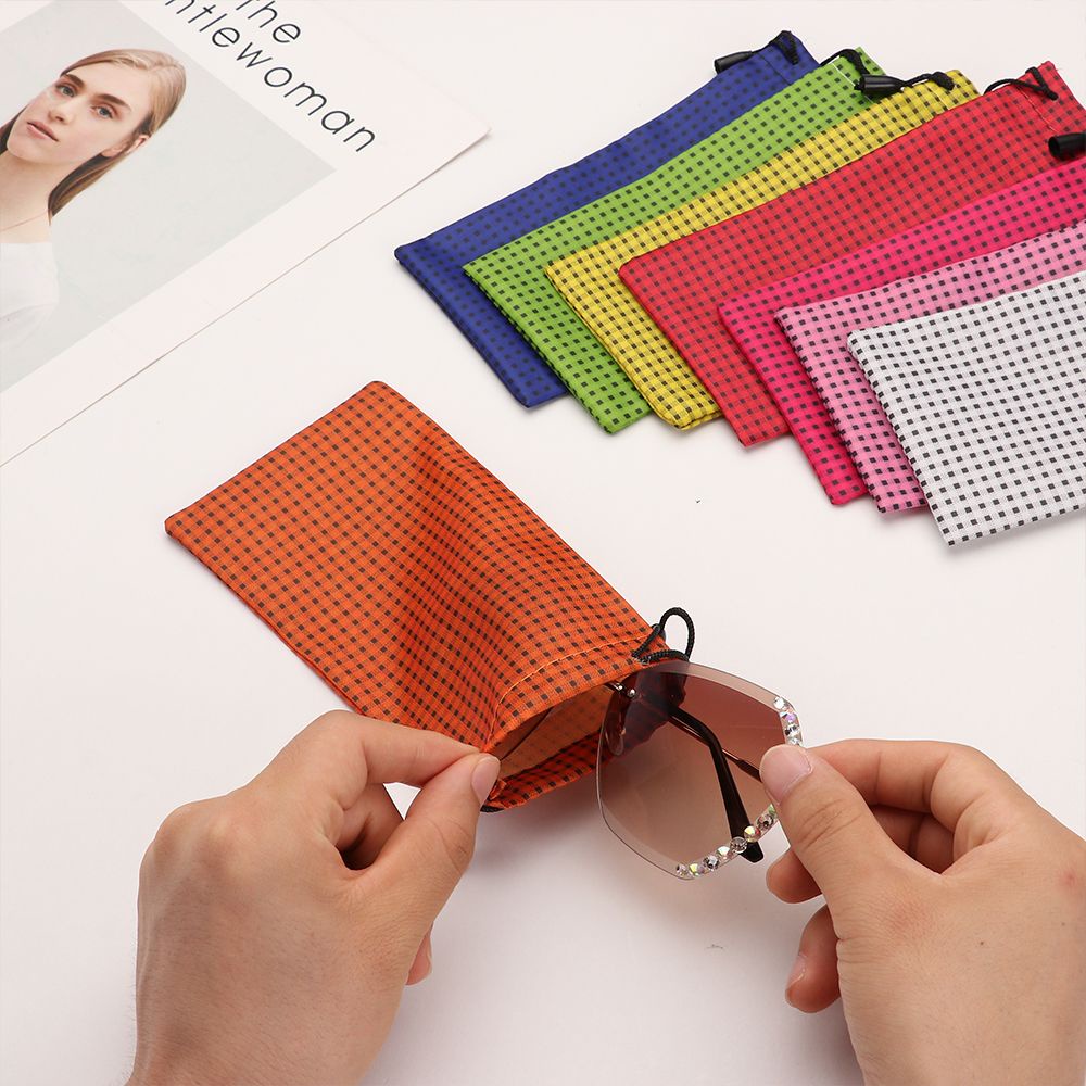 Túi dây rút đựng mắt kính chống bụi mềm mại MIHAN1