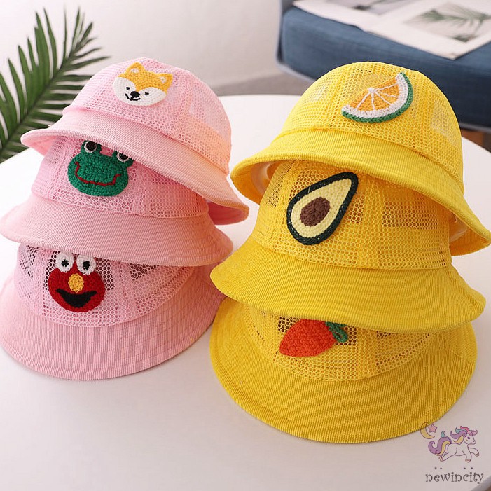 Nón tai bèo chống nắng họa tiết hoạt hình thời trang mùa hè xinh xắn cho trẻ em