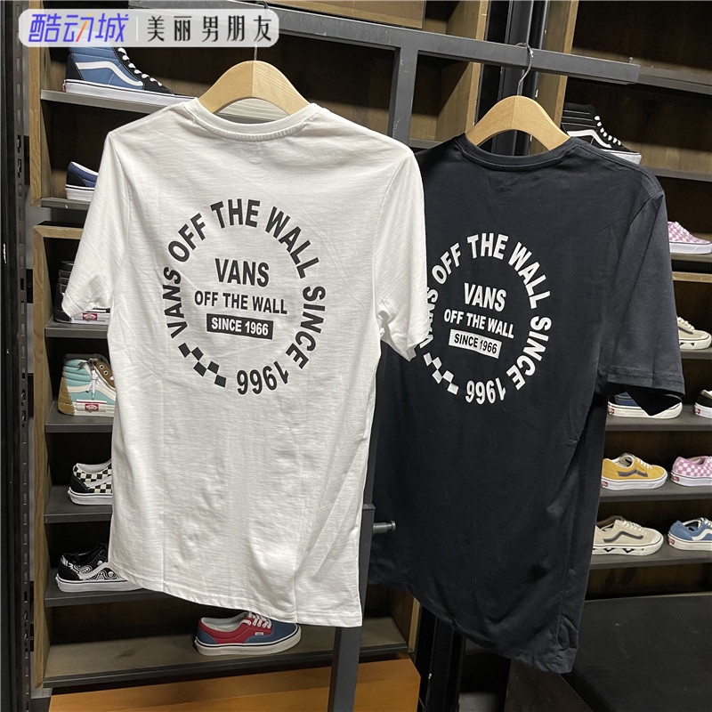 Vans Áo Thun Thể Thao Ngắn Tay Thoáng Khí In LOGO VN0A3ZOCBLK / Cy