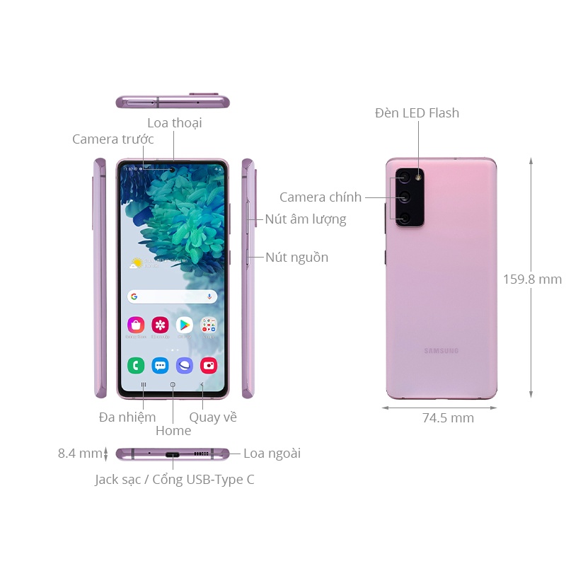 Điện thoại Samsung Galaxy S20 FE (8GB/256GB)-Chính hãng