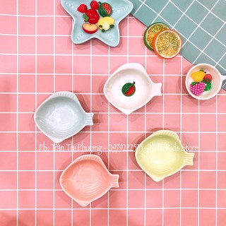 Bát sứ ăn dặm hình cá nhỏ cho bé