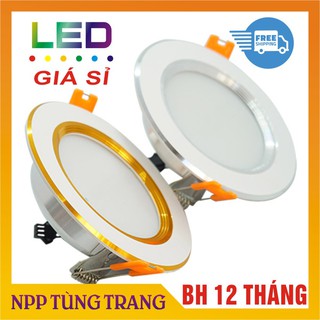 Đèn led âm trần 7W, 9W cao cấp bảo hành 12 tháng