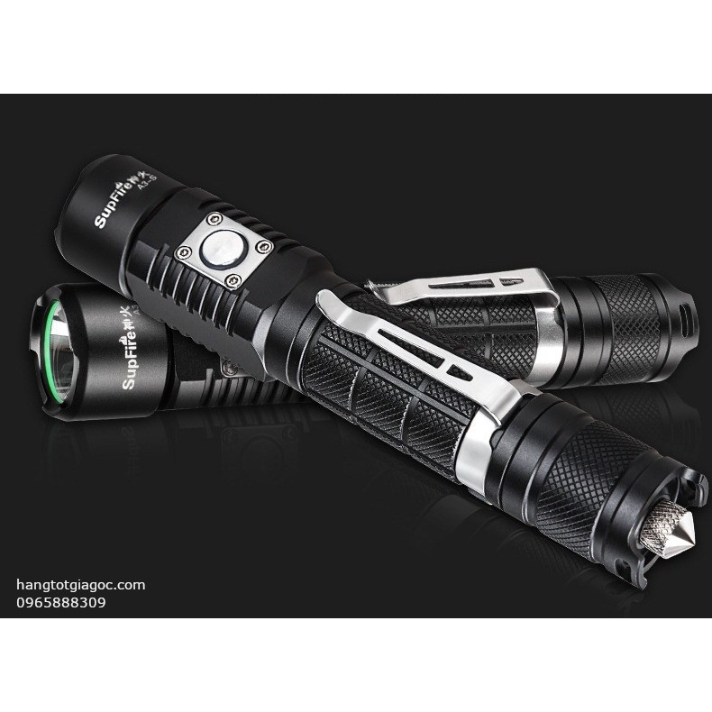 Đèn pin siêu sáng Supfire A3 – S bóng 10w chính hãng cực đẹp –