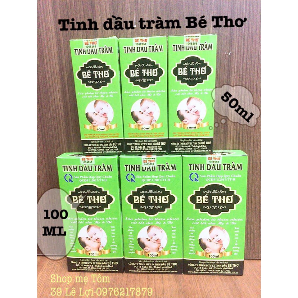 Tinh dầu tràm Bé Thơ